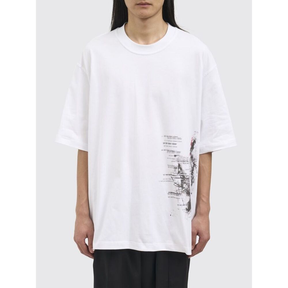 Isabel Benenato Men Isabel Benenato Printed Cotton Crew Neck T-Shirt